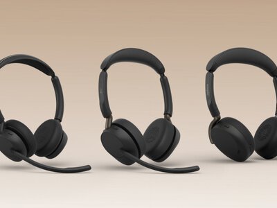 Jabra випустила навушники Evolve3 65 Flex, 65 та 45 із технологією ClearVoice
