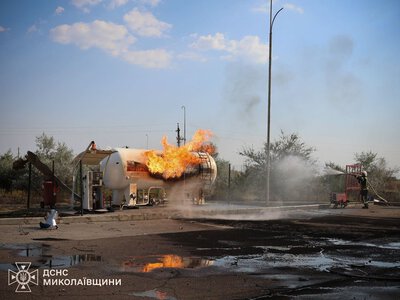 Російські “шахеди” атакували АЗС на Миколаївщині: загинув чоловік, двоє постраждалих