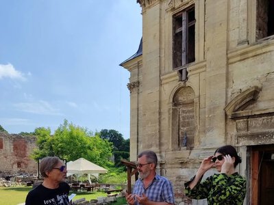  Олег Скрипка відвідав Бережанський замок на Тернопільщині 
