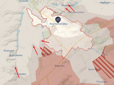 Росіяни просунулися вперед в районі Костянтинівки, – DeepState