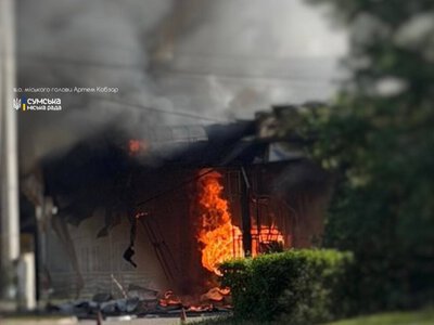 Із початку доби ворог чотири рази вдарив по АЗС на Сумщині: поранені цивільні