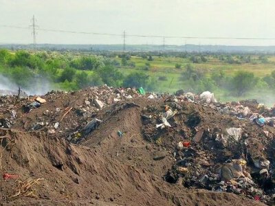 У Павлограді горить міське сміттєзвалище