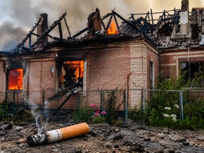  Недопалок ціною в дім: у Ніжині пожежа залишила родину без даху над головою 