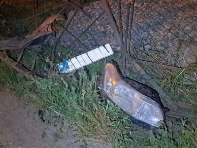 У Франківську патрульні затримали нетверезого водія, який зніс огорожу на Галицькій та втік з місця ДТП