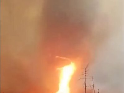 У Чорнобильській зоні помітили вогняний смерч