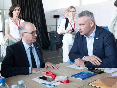 Зустріч у Гданську: Віталій Кличко та німецький урядовець Нільс Аннен узгодили кроки щодо підтримки українських міст