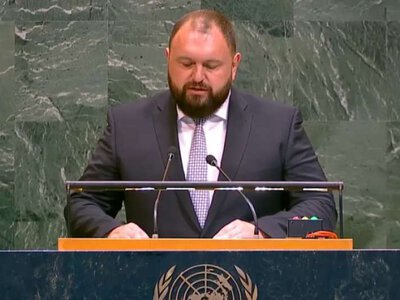 Голова АТЦ при СБУ Бондаренко представив стратегію протидії глобальним загрозам на Генеральній Асамблеї ООН у Нью-Йорку