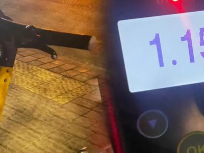 Нетверезий водій електросамоката «надихав» 1,15 проміле у Луцьку
