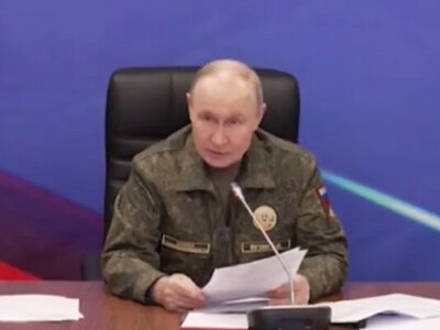 путін закликав продовжувати масовані удари по військових об'єктах України