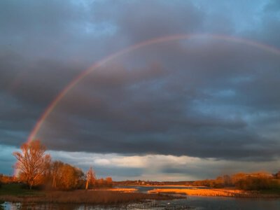 Над Бистриком у Бердичеві з’явилася райдуга. ФОТО