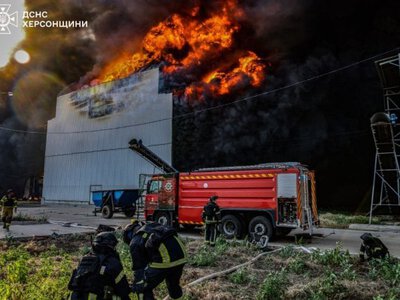 На Херсонщині російська авіація завдала удару по території птахофабрики