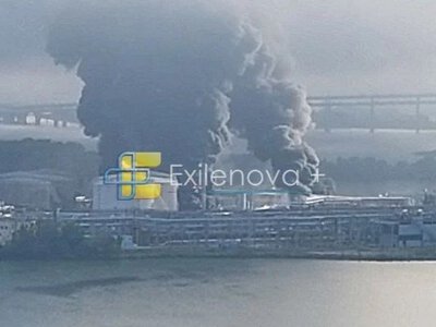 У Санкт-Петербурзі дрони атакували Петербурзький нафтовий термінал, там спалахнула пожежа