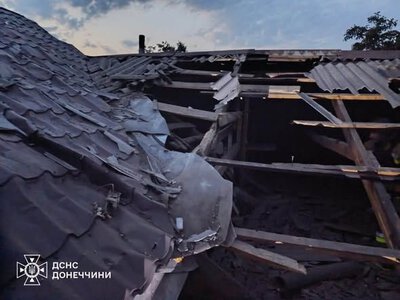 Російський дрон атакував пожежно-рятувальну частину в Олександрівці на Краматорщині