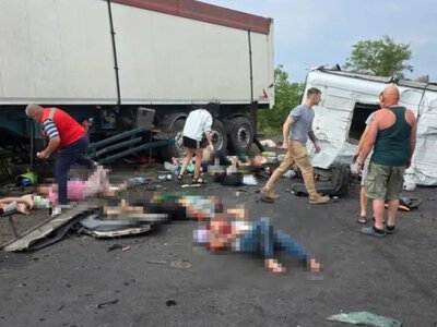 Масштабна ДТП на трасі Миколаїв – Одеса: загинули 12 людей, шестеро травмовані