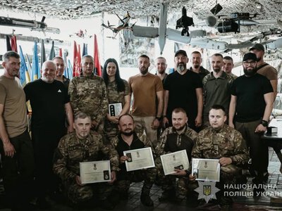 Начальник поліції Волині відвідав бійців стрілецького батальйону на одному з донецьких напрямків