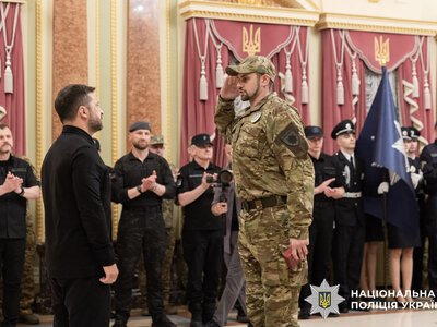 Зеленський нагородив поліцейських до професійного свята