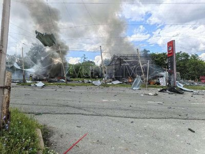 Ворог ударив біля АЗС у центрі Ізюма: є постраждалі
