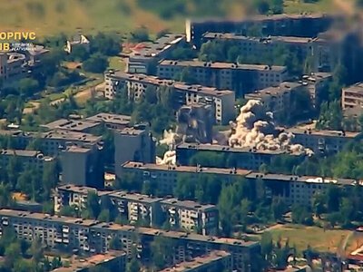 Сили оборони завдали авіаудару по мікрорайону Покровська, де фіксується робота інструкторів “Рубікон”. ВІДЕО
