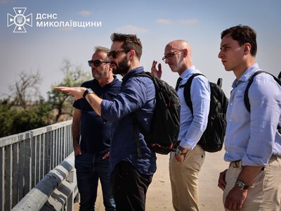 На Миколаївщині готуються до розмінування зрошувальних каналів – регіон відвідала французька делегація (ФОТО)