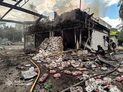 Росіяни завдали ракетного удару по АЗС в Ізюмі: загинув чоловік, є постраждалі