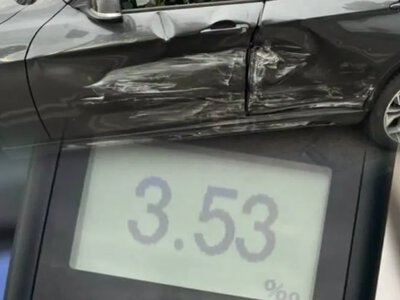 У Луцьку нетверезий водій із 3,53 проміле скоїв ДТП, не маючи прав