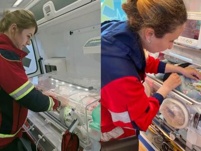 Однодобового немовля зі Слов'янська евакуювали до Харкова після нічного обстрілу — хлопчик перебував на штучній вентиляції
