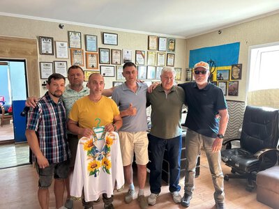 «Ми з вами!»: Олександрівку відвідали волонтери з-за кордону