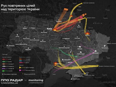 Летіли ракети “Циркон”/”Онікс”, “Іскандери”, “Калібри”, Х-101 та дрони. ППО знешкодила 363 із 419 засобів повітряного нападу Росії
