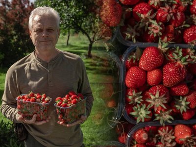 Родина з Чернігівщини вирощує полуницю без хімії: які сорти продає