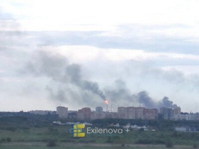 В РФ уражено Омський НПЗ, що знаходиться за 2,5 тис. км від України (відео)