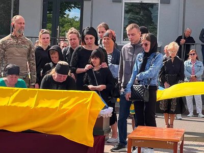 У Здолбунові попрощалися із військовослужбовцем Андрієм Баглаєм