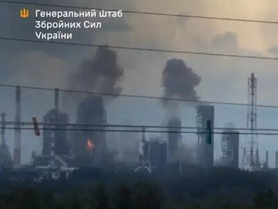 Генштаб: Уражено Омський НПЗ. Відстань від держкордону України - майже 2,5 тисячі км