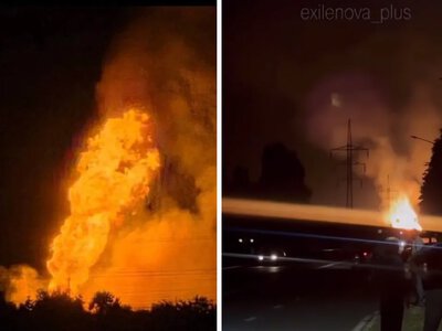 Атака на рф: у бєлгороді горить філія Газпрому, на москву летіли сотні дронів (ВІДЕО) 