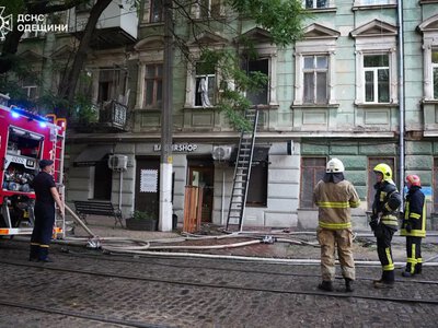 В Одесі загорілася комунальна квартира