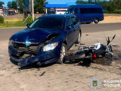 У лікарні помер 19-річний мотоцикліст, який постраждав у ДТП на Володимиреччині