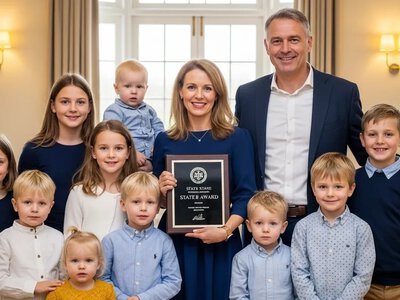 Матері-героїні Віолетті Фокіній вручили почесну відзнаку на Херсонщині