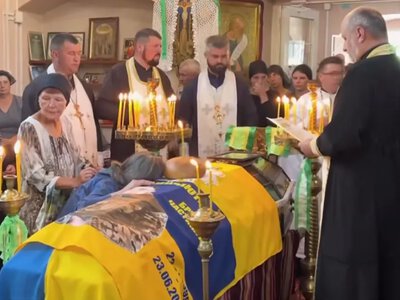 Демидівська громада попрощалася із захисником України Михайлом Сані-М