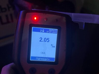 У Чернівцях патрульні виявили водія з рівнем алкоголю понад у 10 разів вище норми