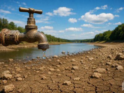 Через маловоддя в Україні тимчасово обмежили забір води для окремих підприємств: питному водопостачанню нічого не загрожує