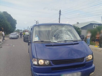 У Рожнятові водій мікроавтобуса збив 60-річну велосипедистку