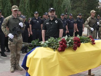 У Тернополі провели в останню путь поліцейського бригади «Лють» Івана Нагайовського