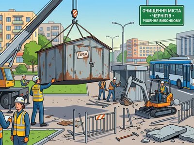 У Чернігові демонтують ще 29 незаконних об’єктів: перелік та терміни