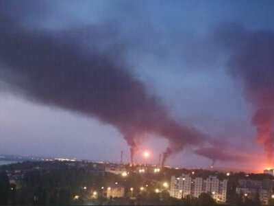 У Саратові атакований НПЗ (ВІДЕО)