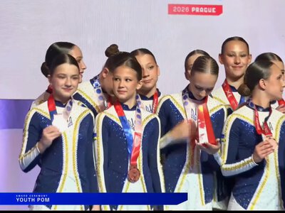 Черлідерки зі Львівщини стали призерками чемпіонату Європи