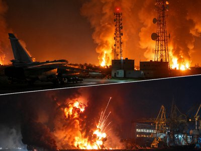 У Криму уражено авіабазу з ретрансляторами та порт у Керчі