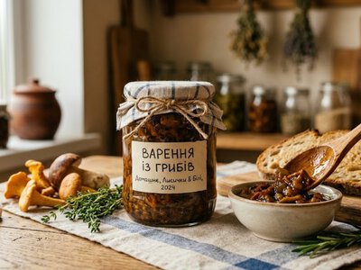 Солодощі з лісу: карпатські крафтярі презентували унікальне варення із грибів