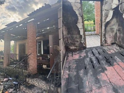 Вогонь знищив дім парамедика з с. Рівне, поки той на передовій