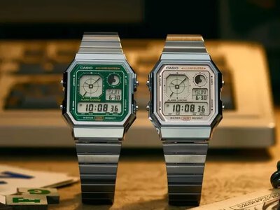 Casio повертає еру гібридних дисплеїв: новий годинник A130WE об'єднав стрілки та цифри в одному екрані