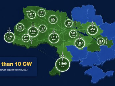 Закарпаття та Одещина – лідери в Україні за планами розвитку вітроенергетики