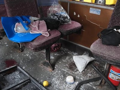  “Летів метр від землі”. У Херсоні війська РФ атакували маршрутку дроном на оптоволокні 